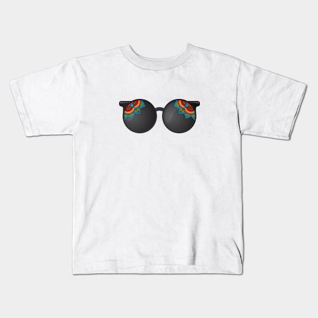 Sunglasses Kids T-Shirt by TambuStore